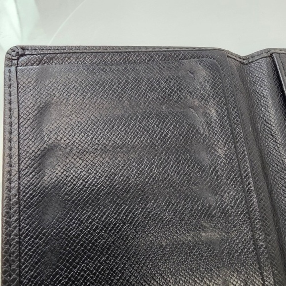 Louis Vuitton Brazza Taiga Wallet long Bifold Leather Black Slim - Picture 11 of 16